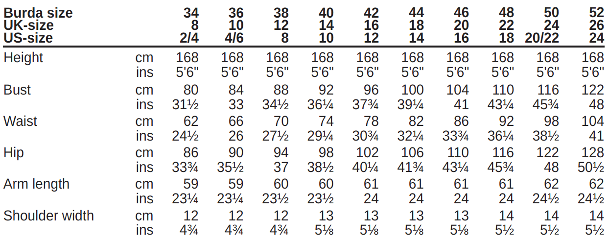 Burda 7627 Silky Sleepwear Pattern