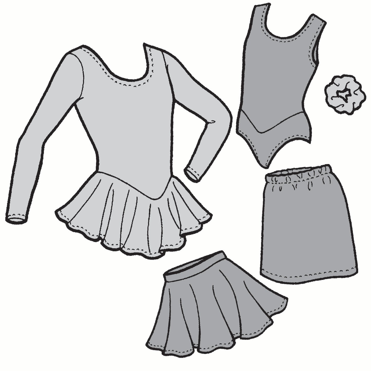 517 – Women's Crystal Lake Skating Outfit