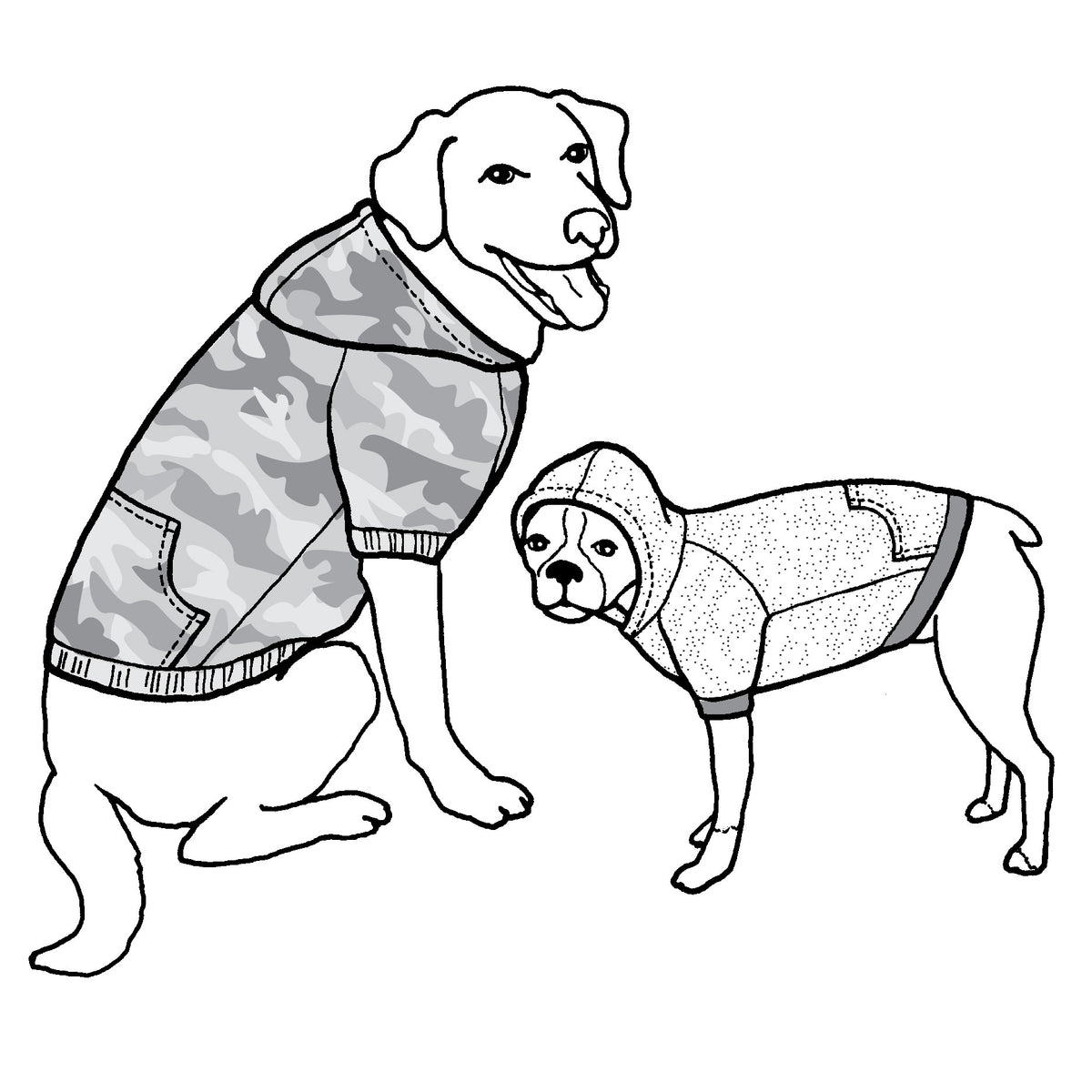 560 – Spot's Hoodie - Dog Sweatshirt Pattern