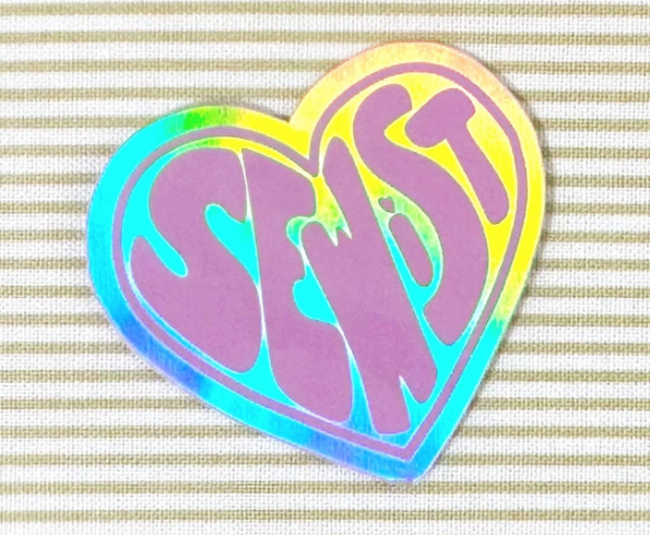 Sewist Heart Sticker