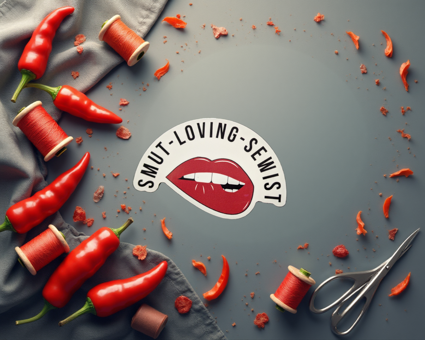 Smut Loving Sewist Sticker