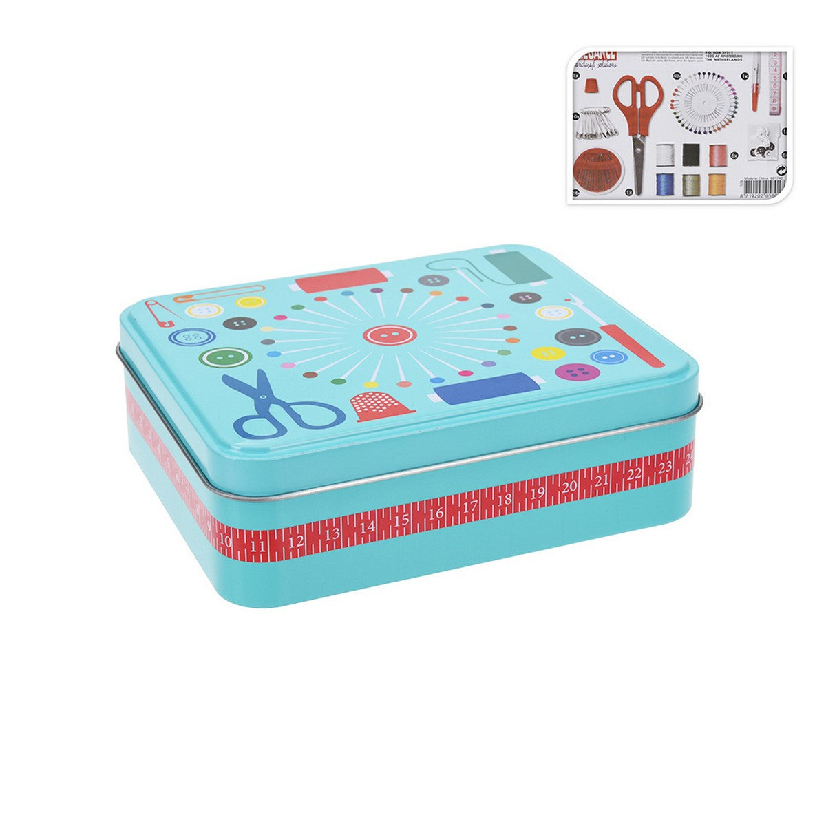 Sewing kit Metal Box-0