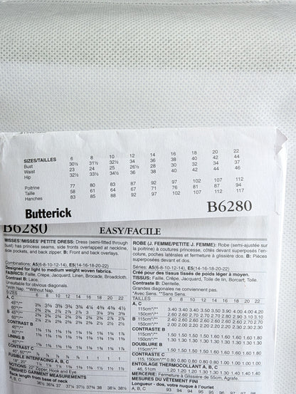 Butterick B6280 Dress Pattern