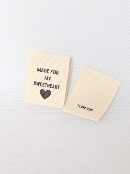 Made for My Sweetheart Cotton Label 8pk