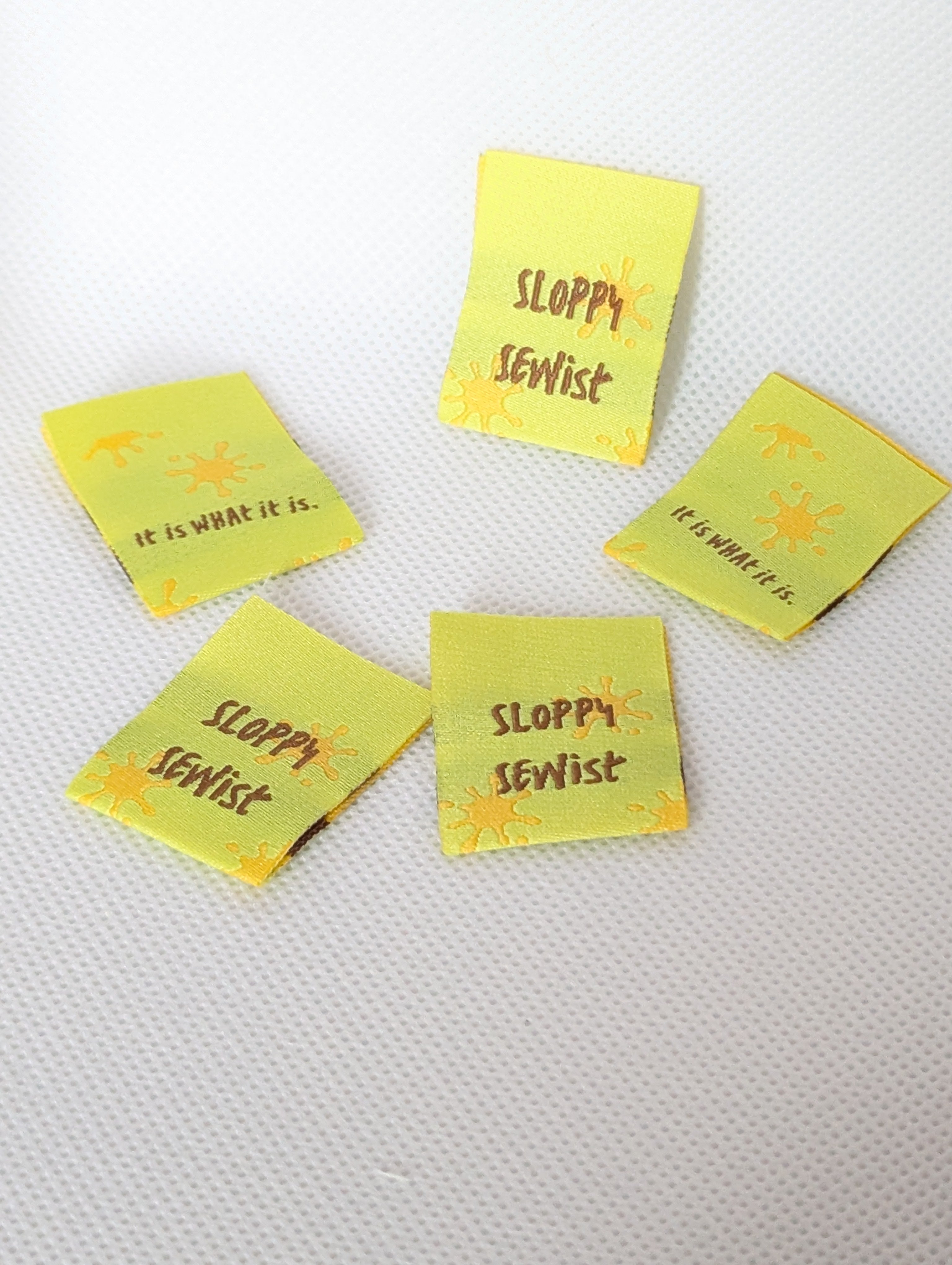 Sloppy Sewist Woven Label 5pk