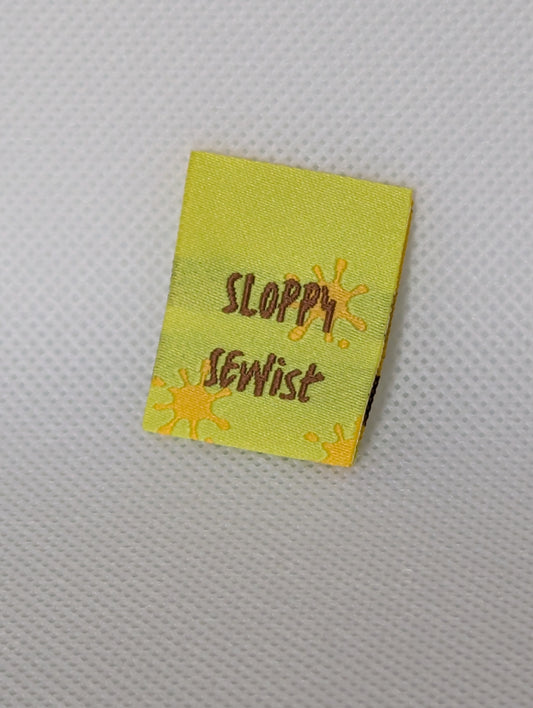 Sloppy Sewist Woven Label 5pk