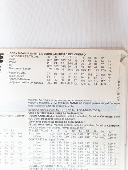 McCall's M7241 Drop waist dress pattern