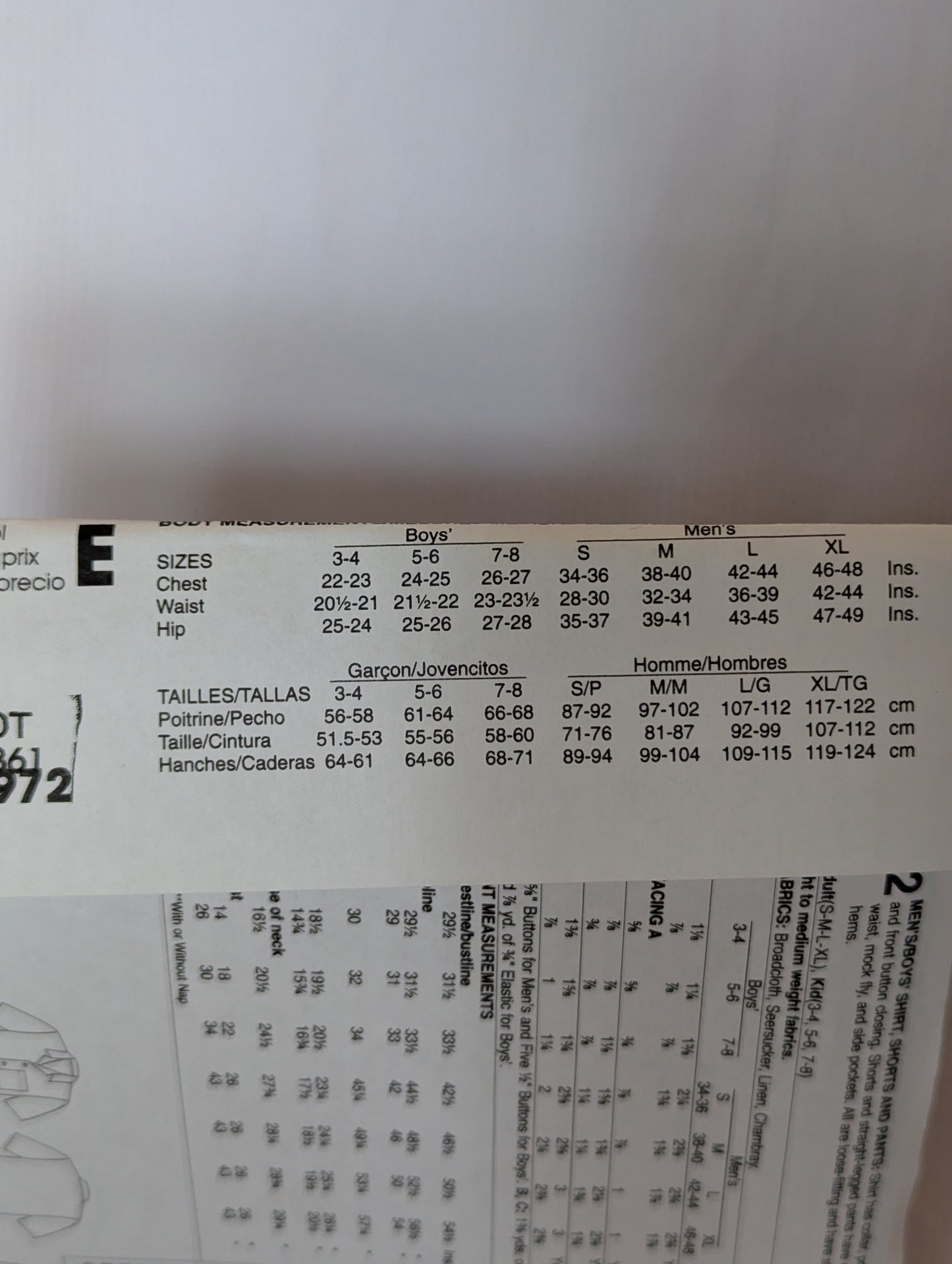 McCall's M6972 Adult Button Up and Slacks