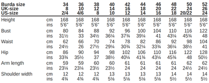 Burda 7627 Silky Sleepwear Pattern