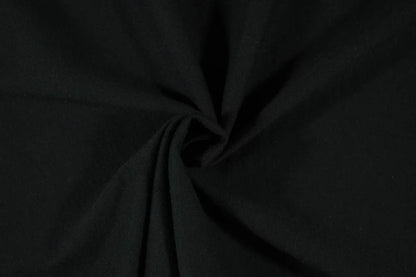 Black 100% Cotton Knit Fabric