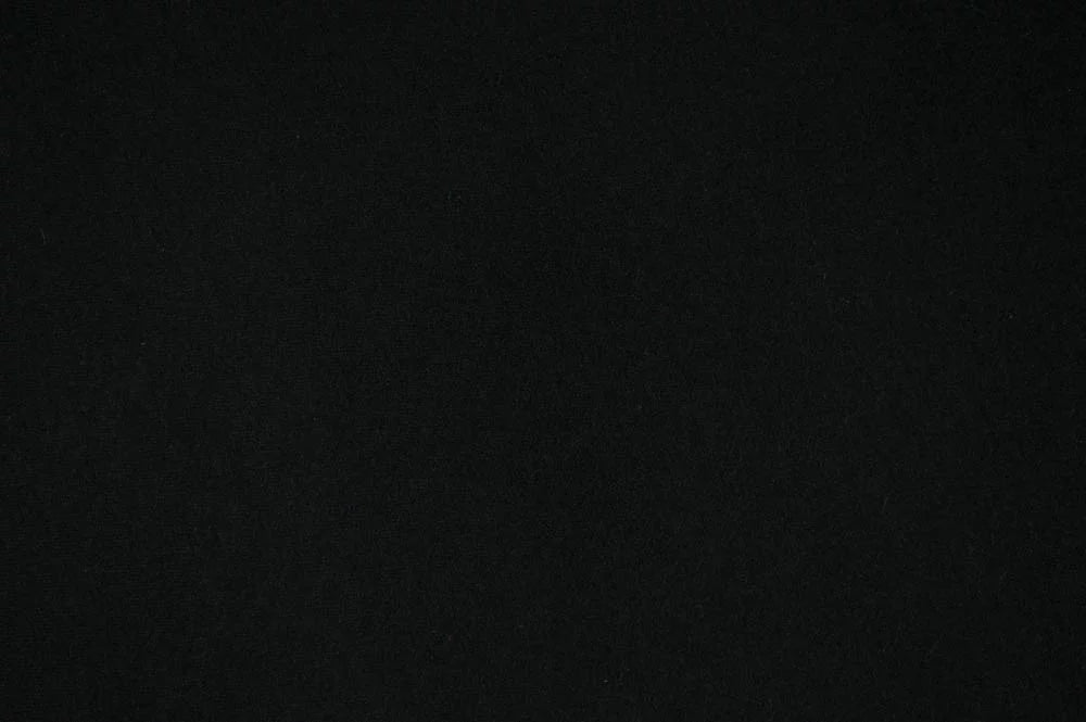 Black 100% Cotton Knit Fabric
