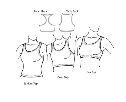407N – NEW version! Women’s Mt Saint Helens Hot Top Pattern
