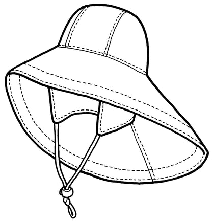 drawing of heavy weather hat