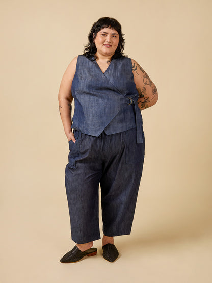 Aylin Wrap Dress + Vest 
