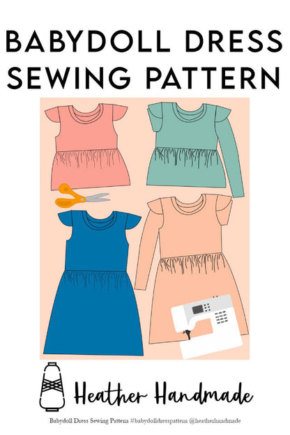 Babydoll Dress and Top Sewing Pattern