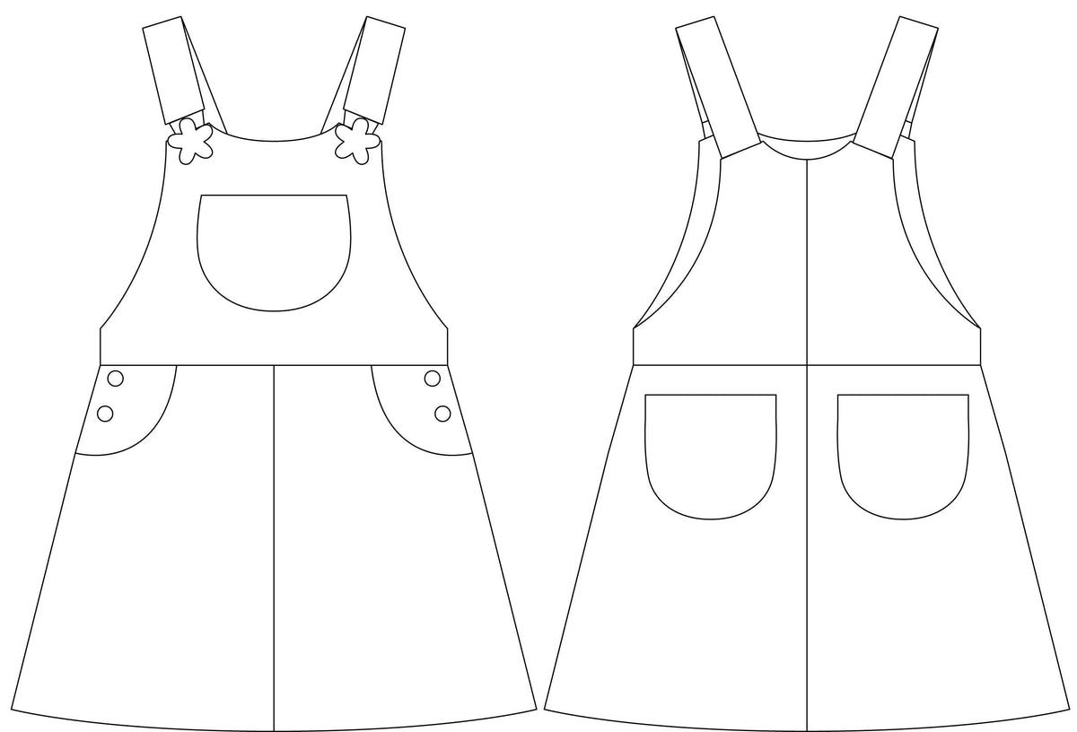 Bloomy Dress & Pinafore Pattern