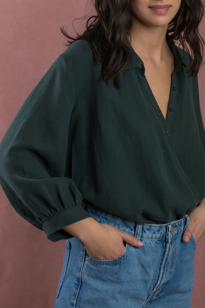 Chemise croisée Jane