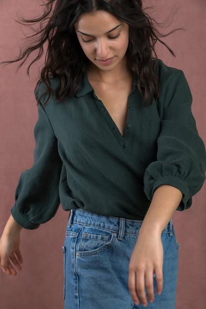 Chemise croisée Jane