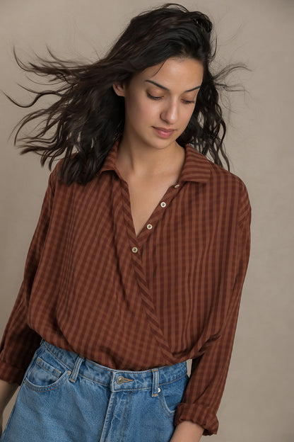 Chemise croisée Jane