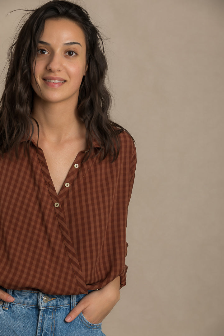 Chemise croisée Jane