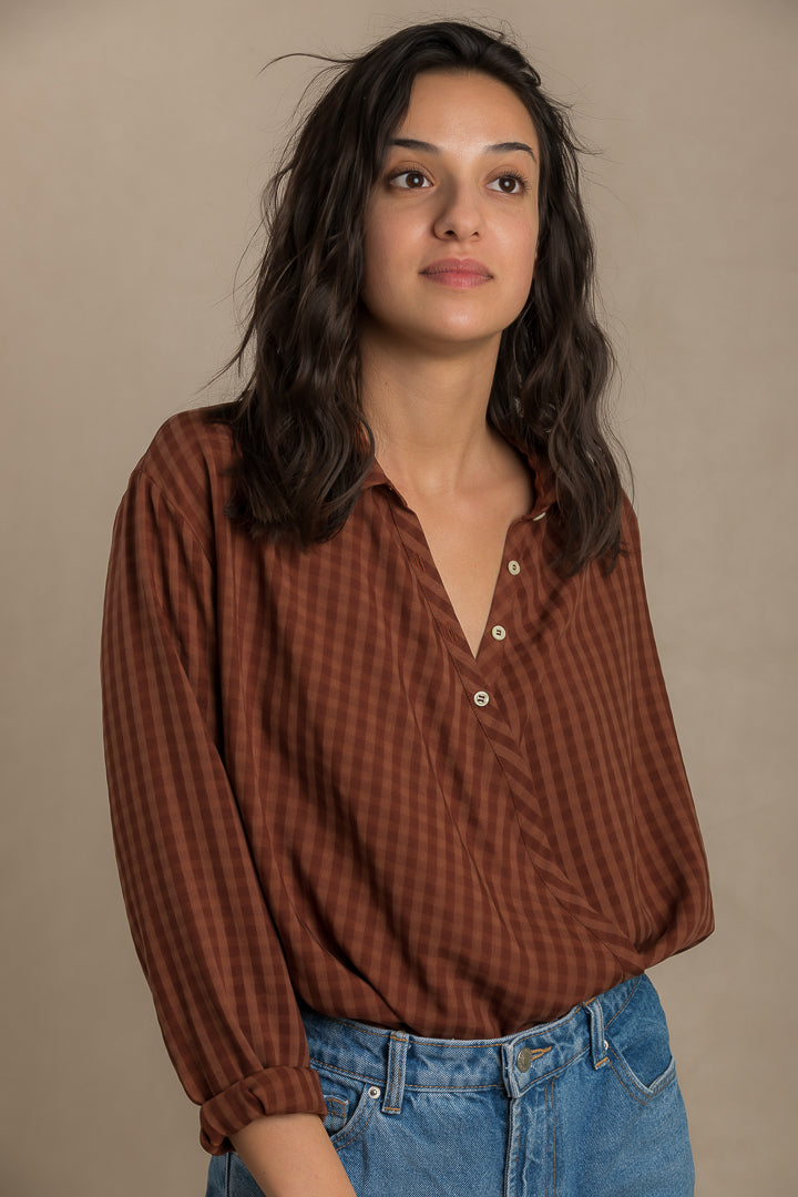 Chemise croisée Jane