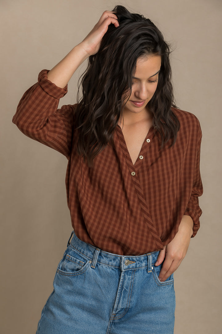 Chemise croisée Jane
