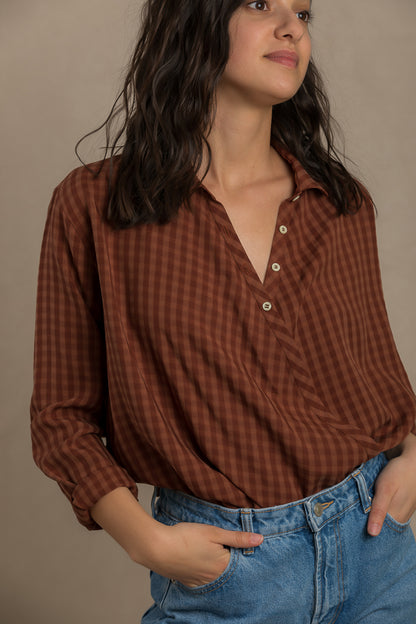 Chemise croisée Jane