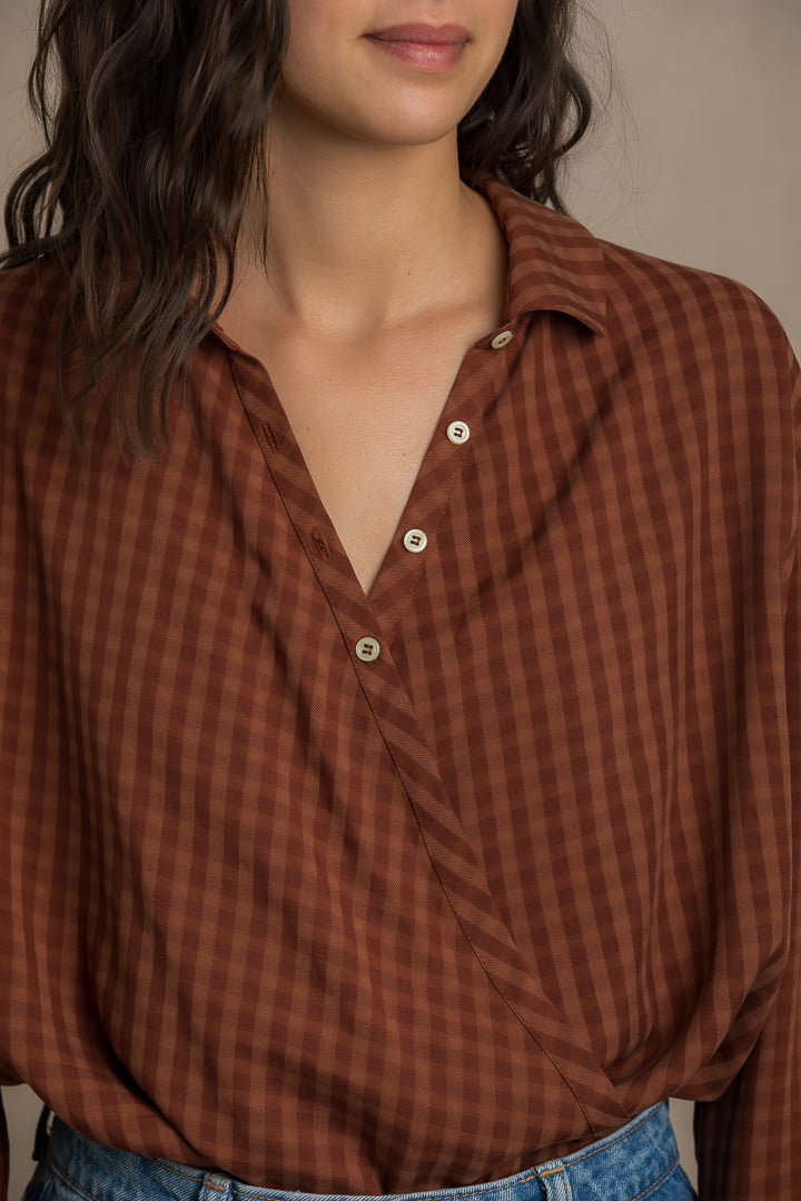 Chemise croisée Jane
