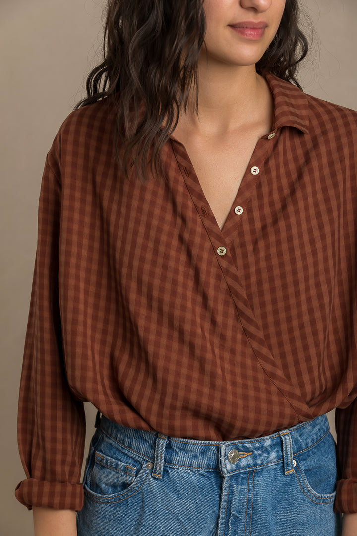 Chemise croisée Jane