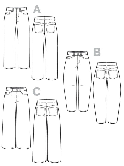 Frank Jeans Pattern
