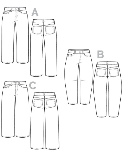 Frank Jeans Pattern