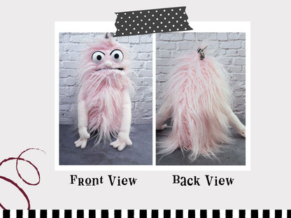 Furry Monster Puppet PDF Sewing Pattern