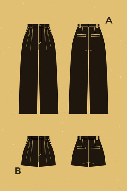Genêt Pants + Shorts Pattern