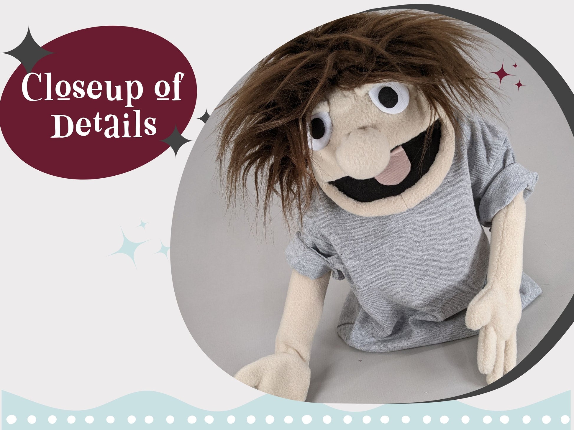 Human Hand & Rod Puppet Pattern