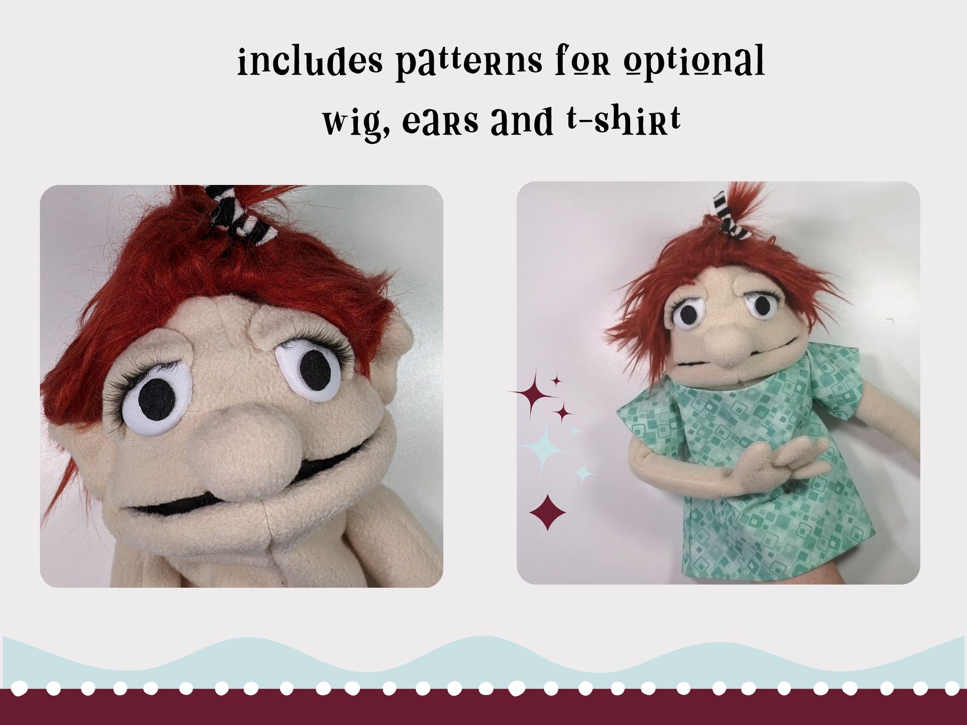Human Hand & Rod Puppet Pattern