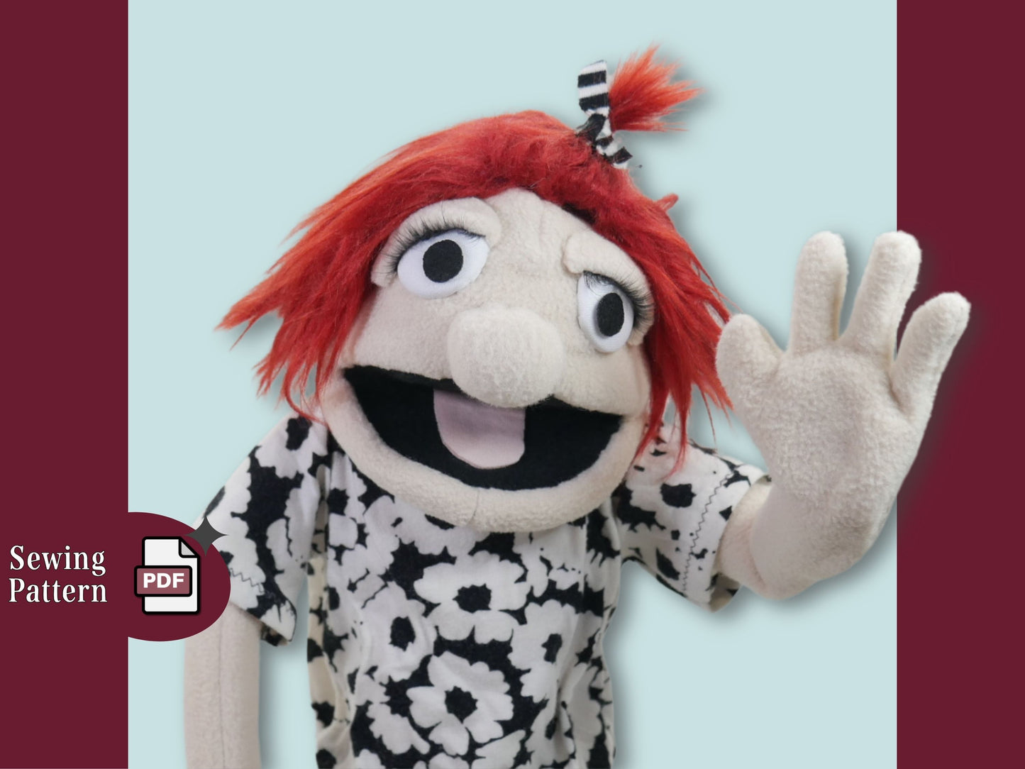 Human Hand & Rod Puppet Pattern