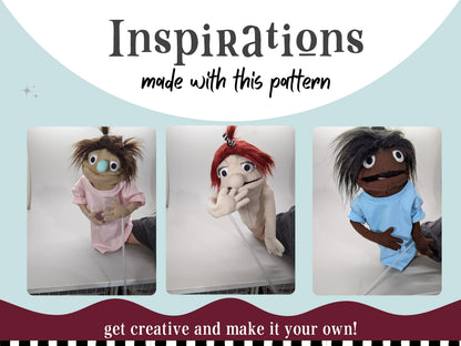 Human Hand & Rod Puppet Pattern