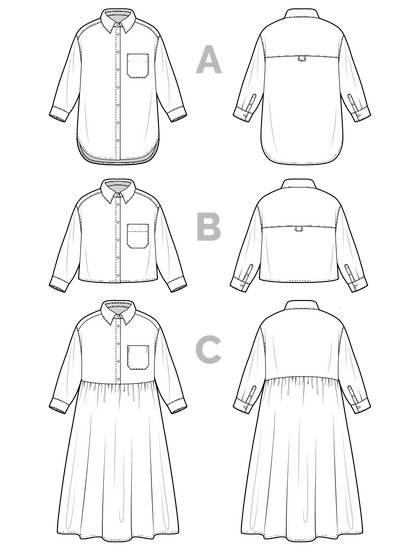 Jenna Shirt + Shirtdress