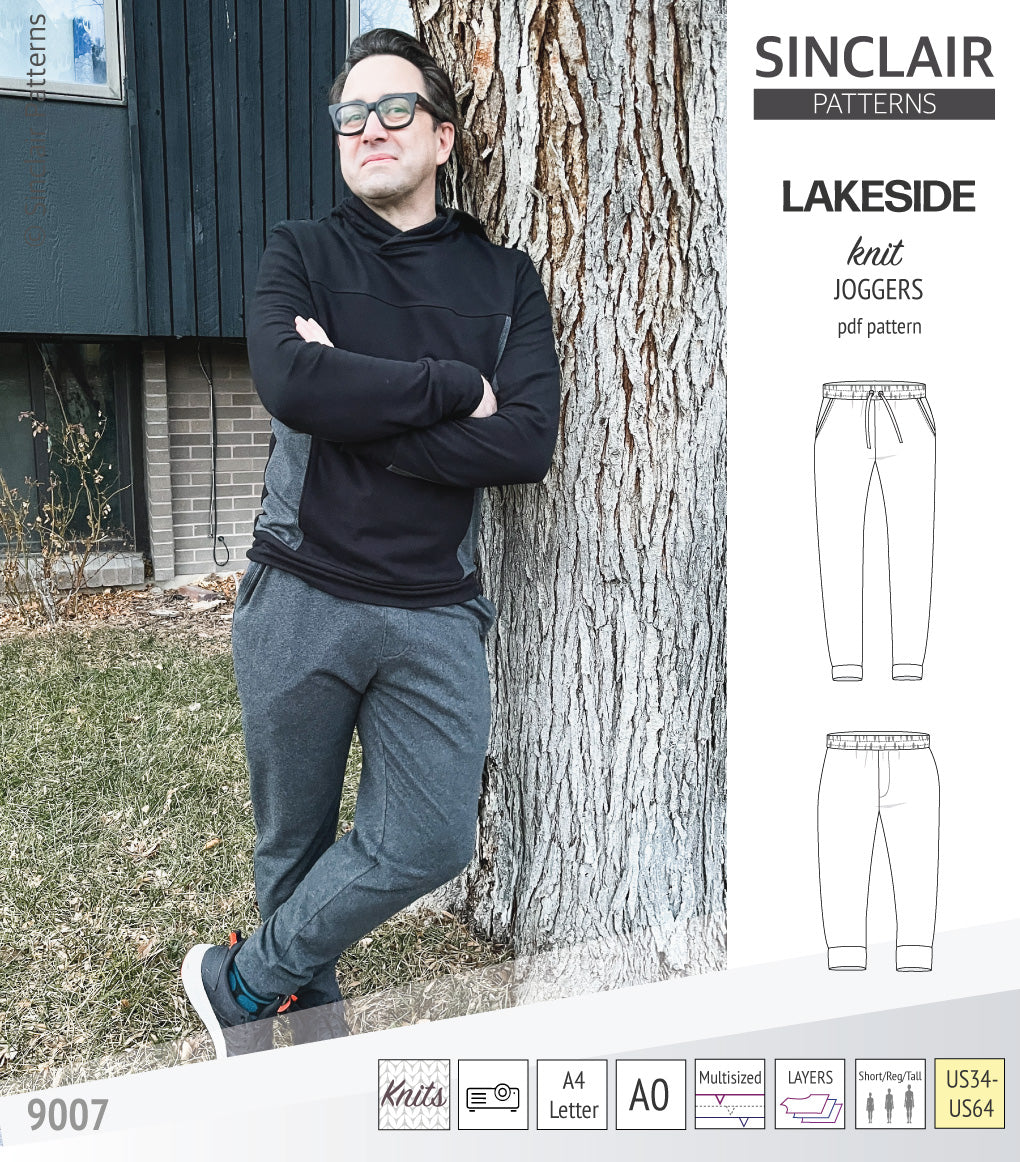 Lakeside knit joggers for men (PDF)