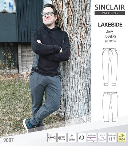 Lakeside knit joggers for men (PDF)