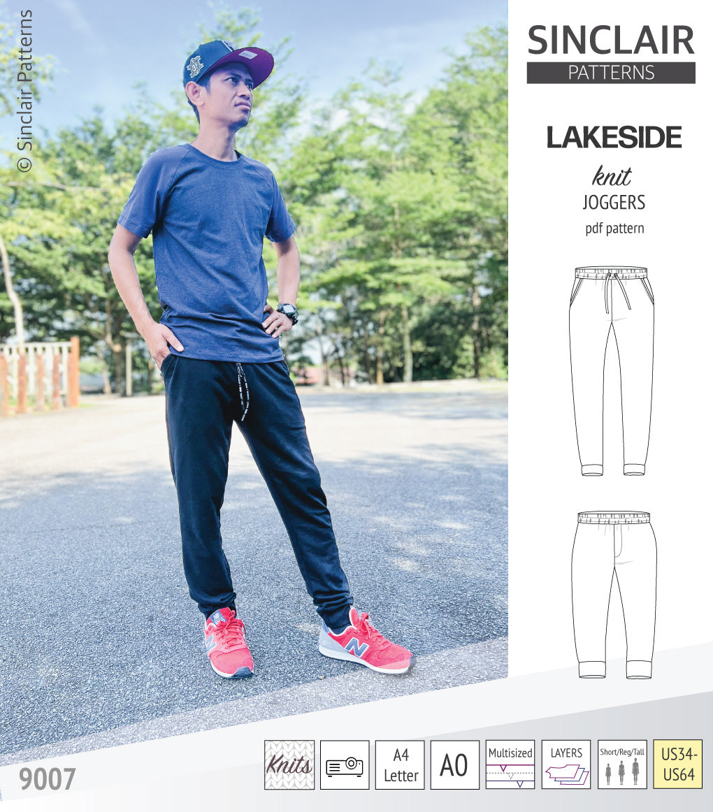 Lakeside knit joggers for men (PDF)