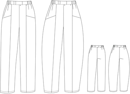 Pantalon barrel Emile