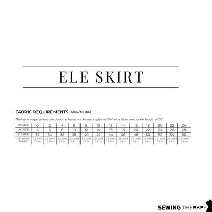PDF Ele Skirt Pattern - Sewing Therapy