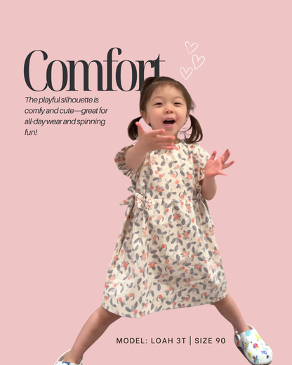 PDF Mini Tie Dress Pattern for Ages 1 – 12 (Sizes 80–150 cm) | Sewing Therapy