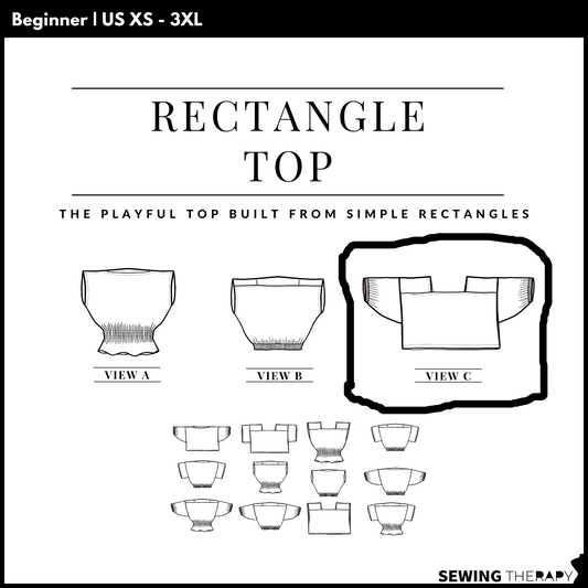 PDF Rectangle Top Pattern - Sewing Therapy
