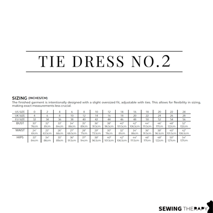 PDF Tie Dress NO 2 Pattern - Sewing Therapy