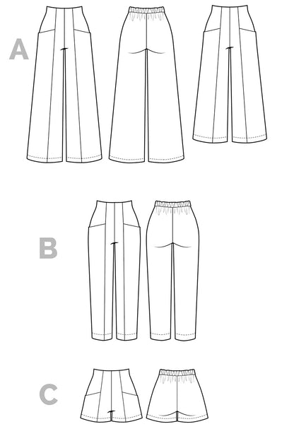 Pietra Pants + Shorts Pattern