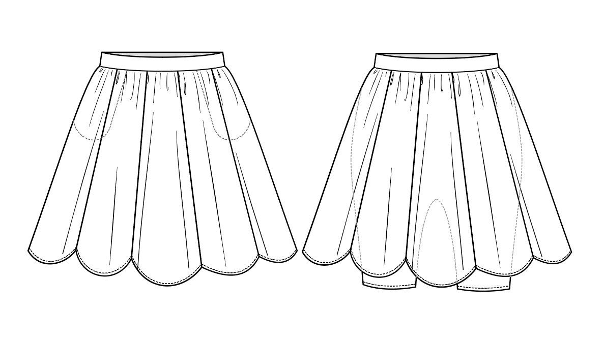 Pomme Petal Skirt/Skort