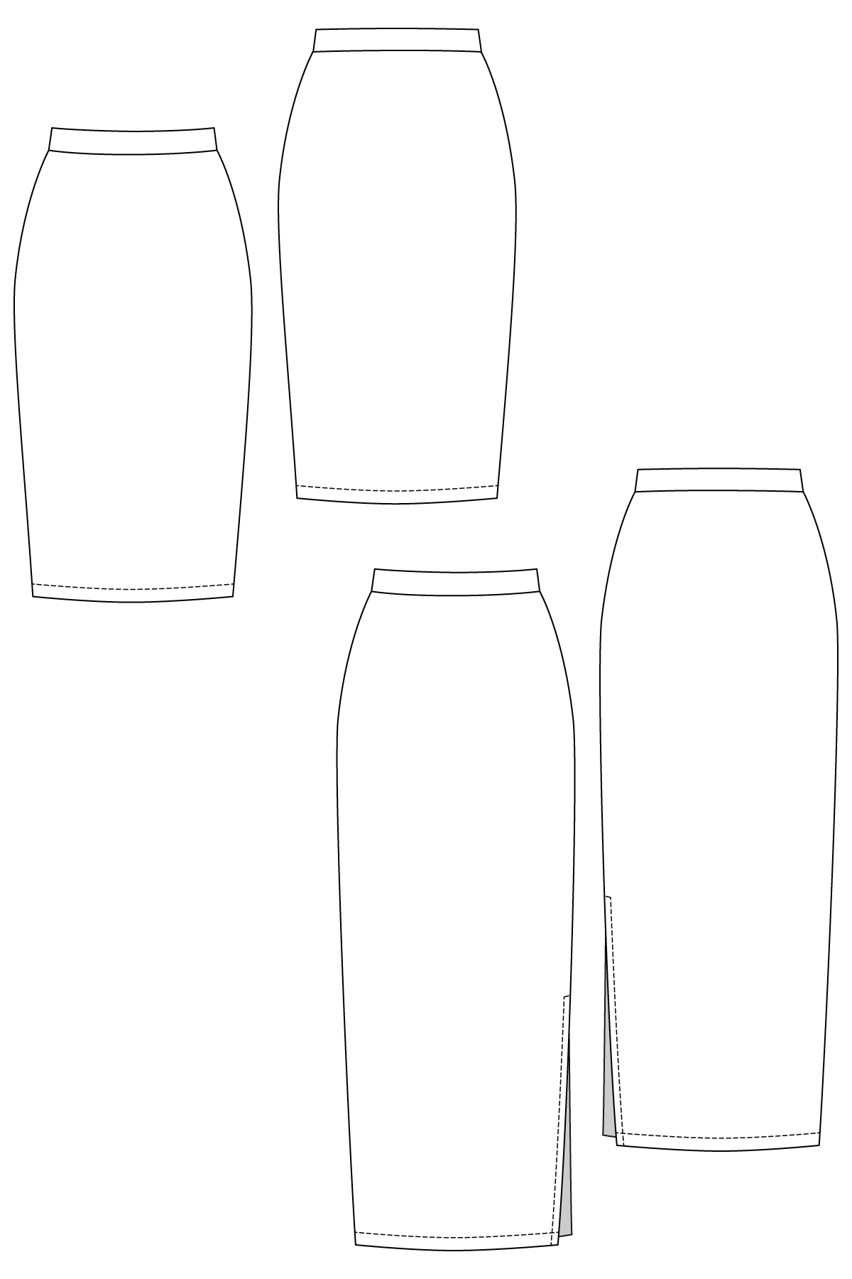 SHADI pencil skirt