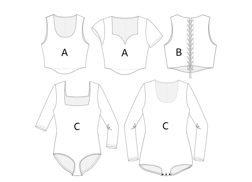 Sorrel Corset Crop and Bodysuit